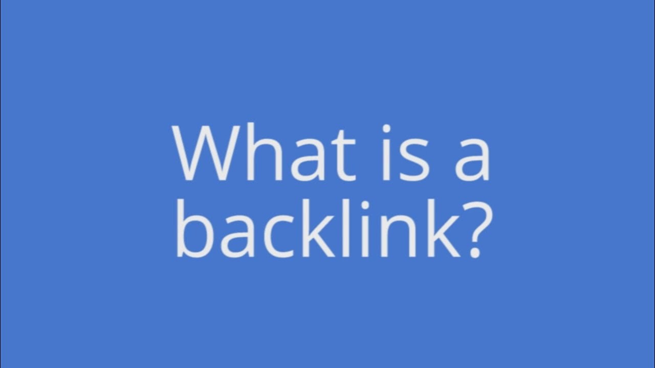 What is a backlink?