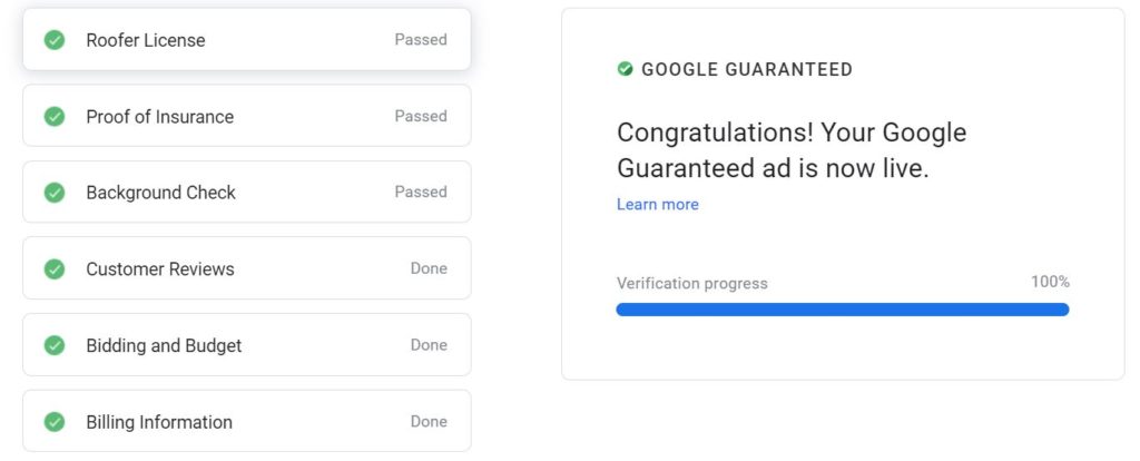 Google LSA Setup Process and Verification