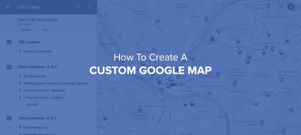 How to create a custom Google Map