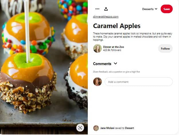 Pinterest for businesses - candy