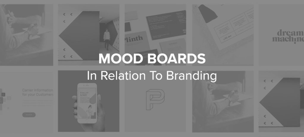 Mood boards in relation to building a brand