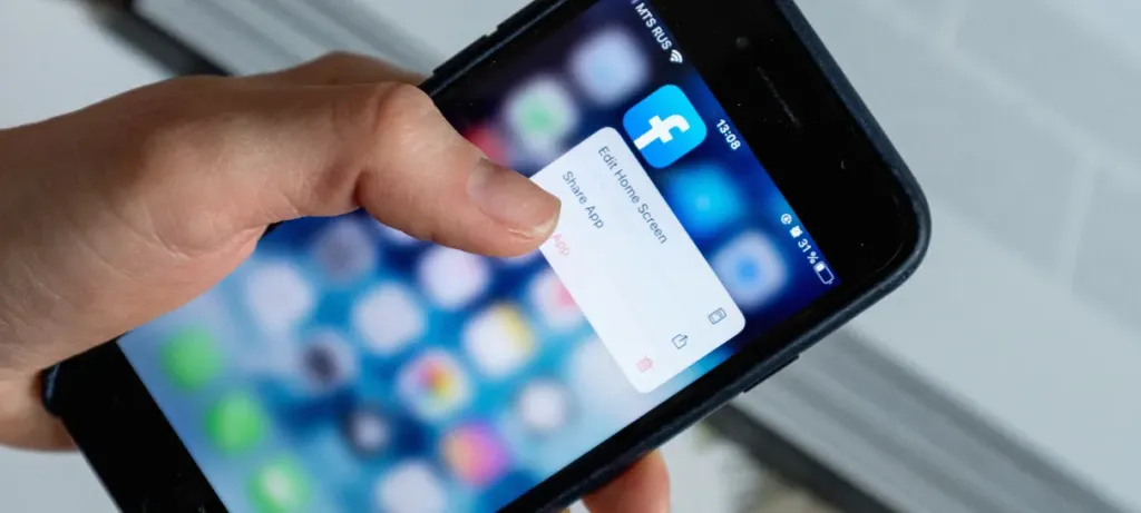 facebook shop on iPhone