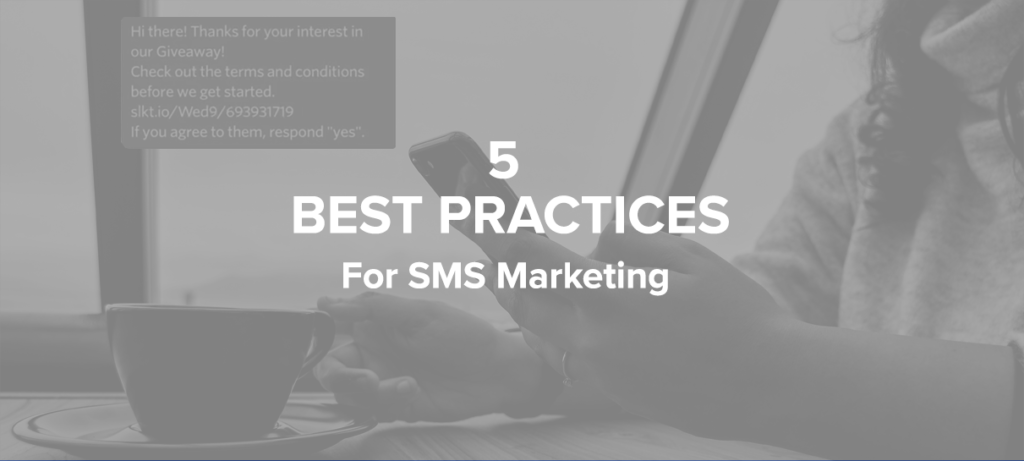 5 Best Practices For SMS Marketing Blog Image