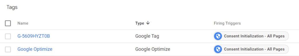 Google Tag Manager Consent Initialization