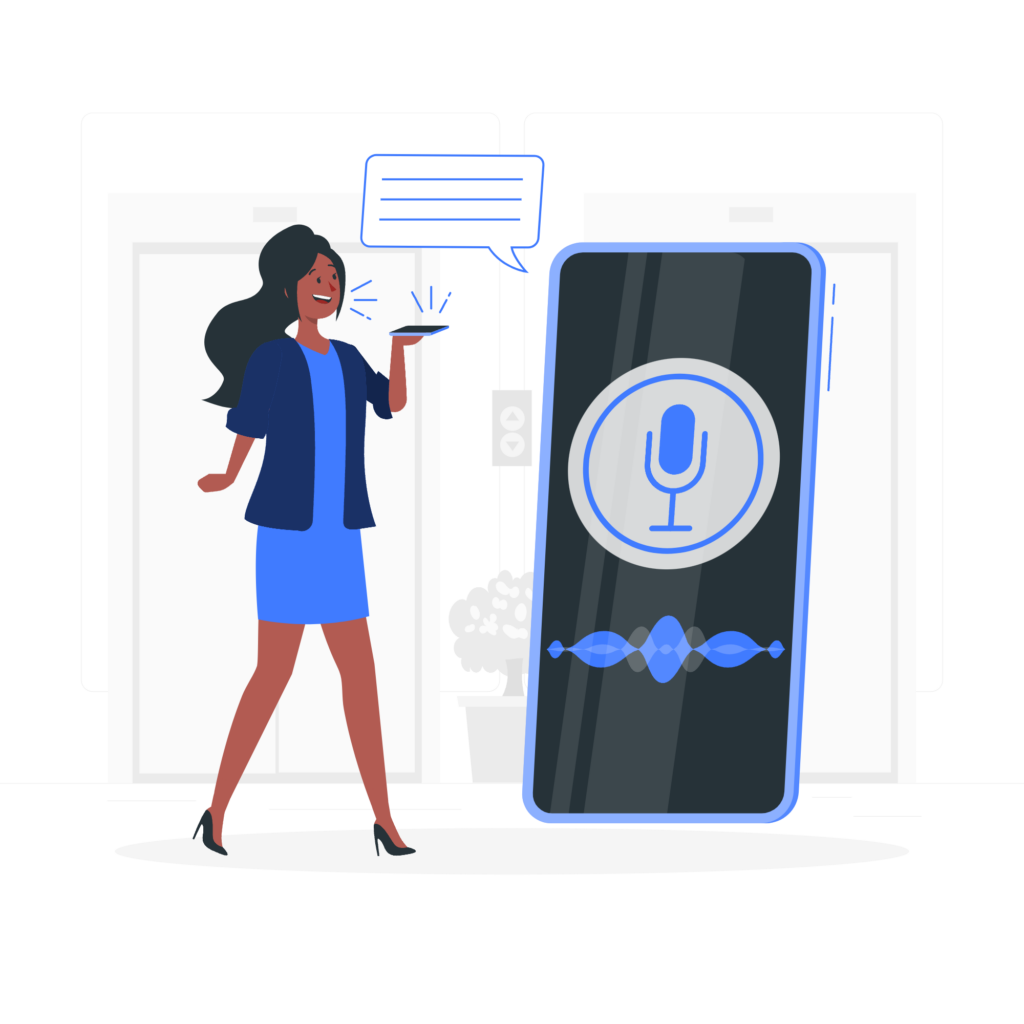 2024 Advertising Trends - Animated photo of lady speaking into phone
