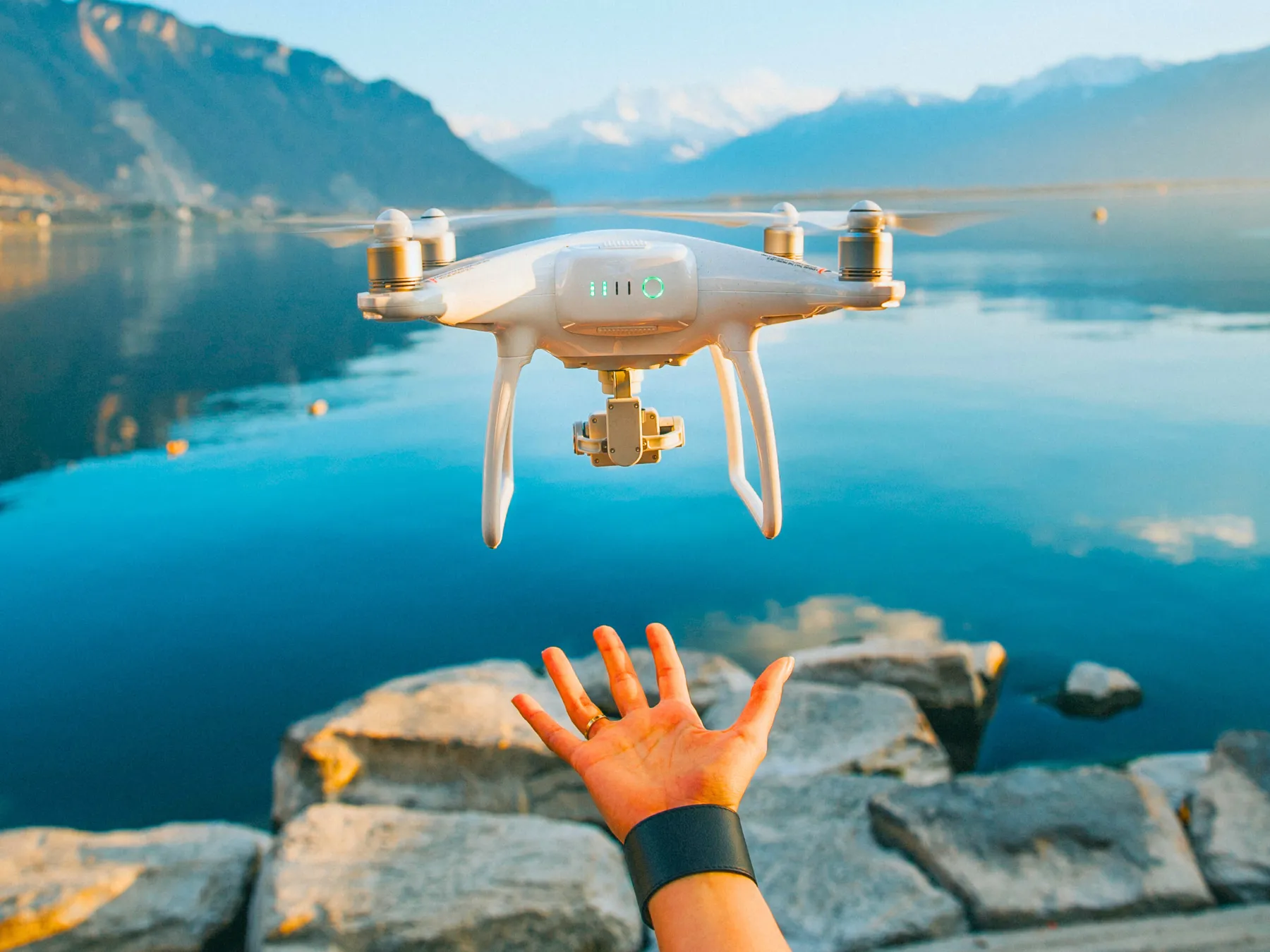 high quality drone commercial with a beautiful nature view