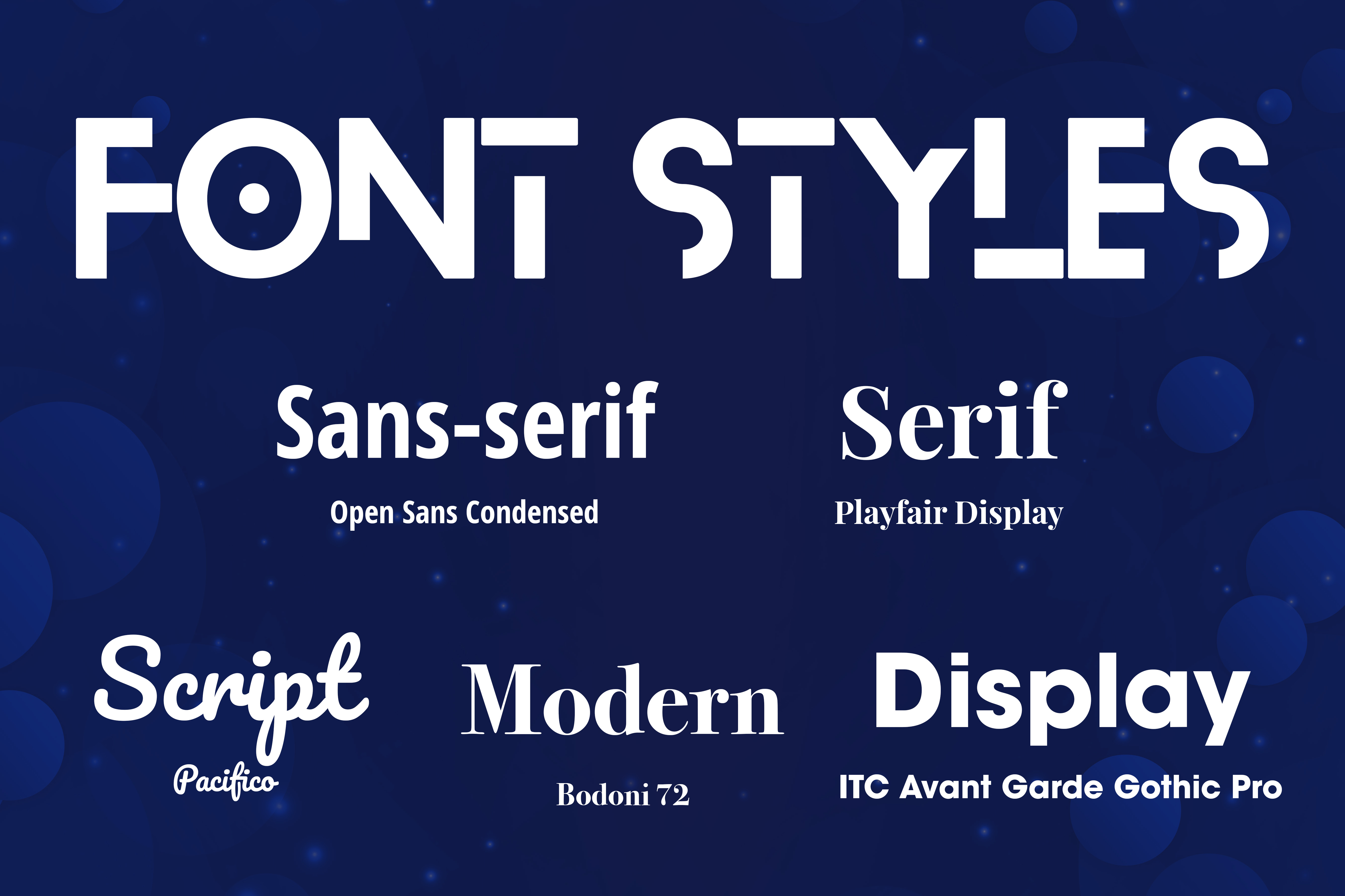 different font style examples