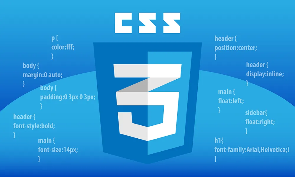 blue css graphic