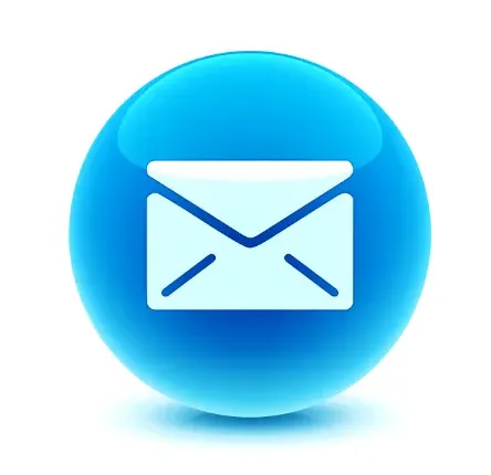 blue email icon
