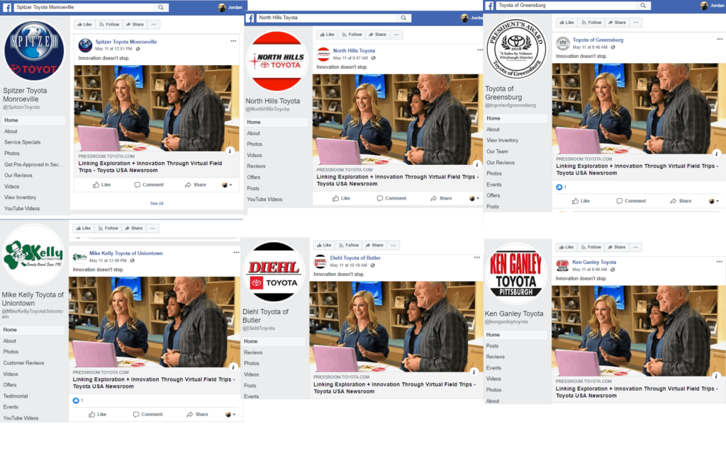 car dealership blog examples